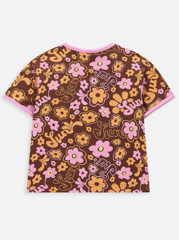 Coccodrillo Shirt in Braun/ Orange/ Rosa