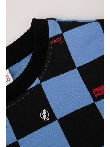 Coccodrillo Shirt in Schwarz/ Hellblau