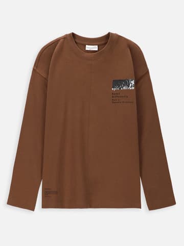 Coccodrillo Longsleeve in Hellbraun