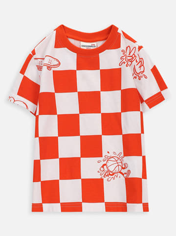 Coccodrillo Shirt in Rot/ Weiß