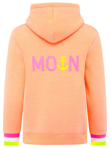 Zwillingsherz Sweatjacke "MoinZH in Apricot/ Pink