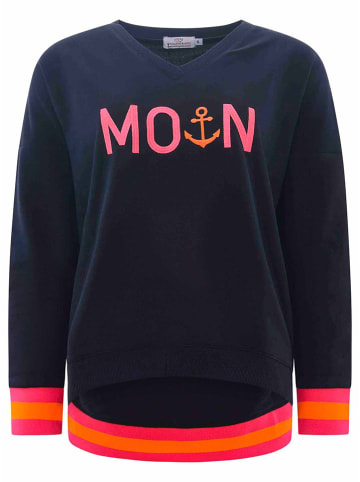 Zwillingsherz Sweatshirt "Dana" donkerblauw
