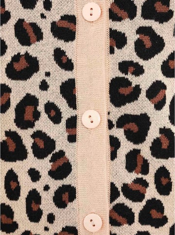 Zwillingsherz Vest "Gestrickter-Leo" beige