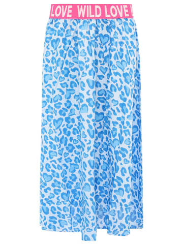 Zwillingsherz Rock "Leo Herzen" in Blau/ Pink
