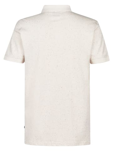 Petrol Poloshirt crème