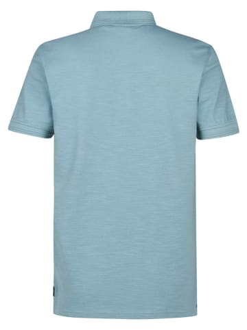 Petrol Poloshirt in Hellblau