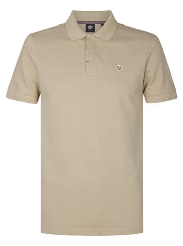 Petrol Poloshirt in Beige