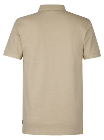 Petrol Poloshirt in Beige