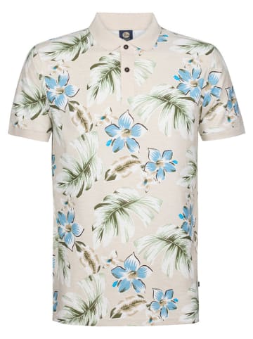 Petrol Poloshirt in Beige