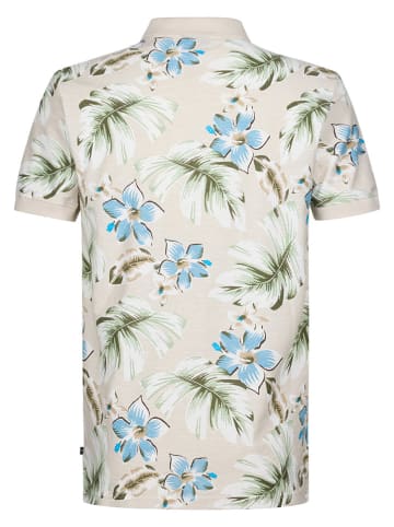 Petrol Poloshirt in Beige