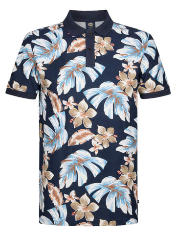 Petrol Poloshirt in Dunkelblau