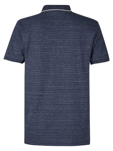 Petrol Poloshirt donkerblauw