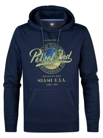 Petrol Hoodie in Dunkelblau