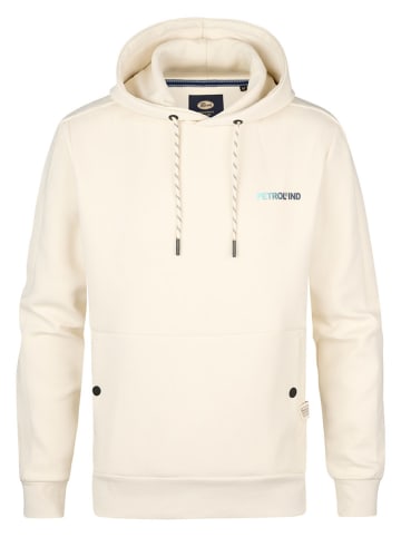 Petrol Hoodie in Creme