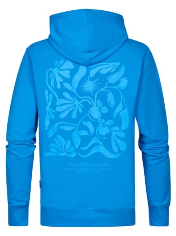 Petrol Hoodie in Blau
