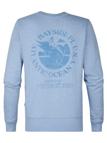 Petrol Industries Bluza w kolorze błękitnym