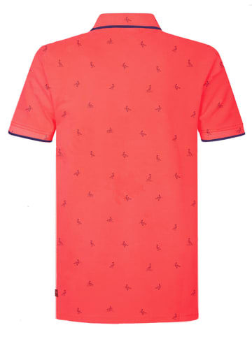 Petrol Poloshirt rood