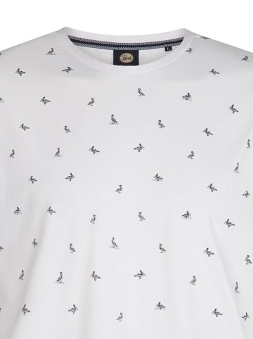 Petrol Shirt in Weiß