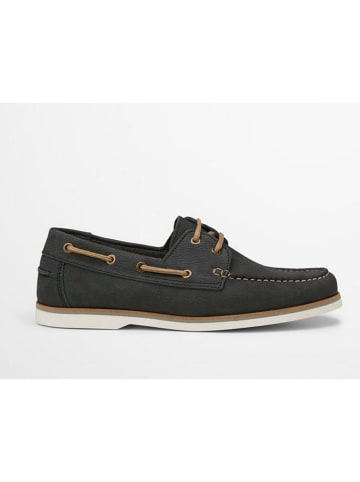 Marc O´Polo Leren mocassins donkerblauw
