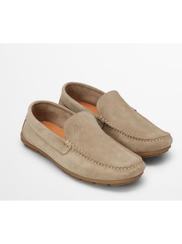 Marc O´Polo Leder-Slipper in Beige