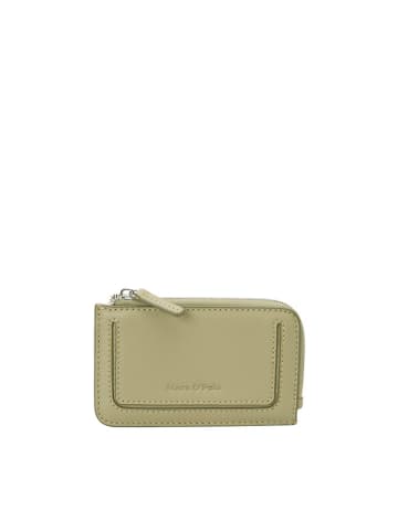 Marc O´Polo Leder-Geldbörse in Khaki - (B)14 x (H)8 x (T)1,5 cm