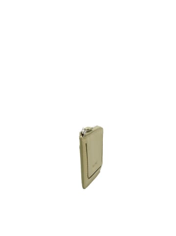 Marc O'Polo Leder-Geldbörse in Khaki - (B)14 x (H)8 x (T)1,5 cm