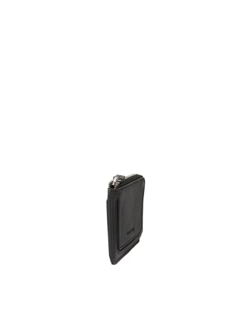 Marc O´Polo Leder-Geldbörse in Schwarz - (B)14 x (H)8 x (T)1,5 cm