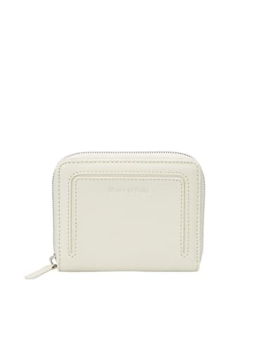 Marc O´Polo Leder-Geldbörse in Weiß - (B)13 x (H)10 x (T)2,5 cm