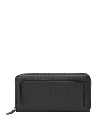 Marc O´Polo Leder-Geldbörse in Schwarz - (B)20 x (H)10 x (T)2 cm