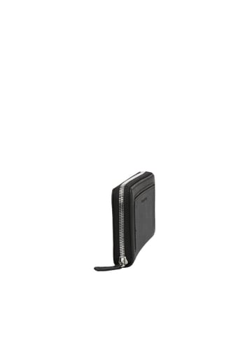 Marc O´Polo Leren portemonnee zwart - (B)20 x (H)10 x (D)2 cm
