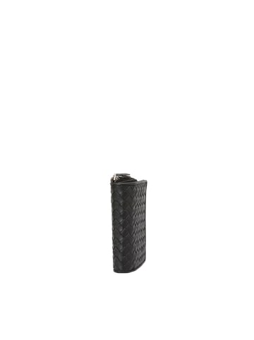 Marc O´Polo Leren portemonnee zwart - (B)11,5 x (H)9 x (D)1,5 cm