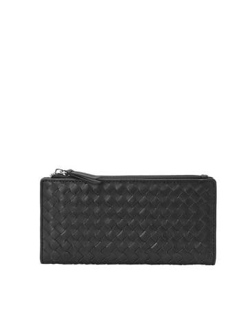 Marc O´Polo Leder-Geldbörse in Schwarz - (B)20 x (H)10 x (T)2 cm