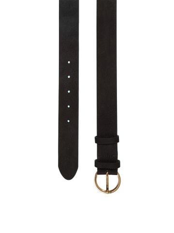 Marc O'Polo Leren riem zwart