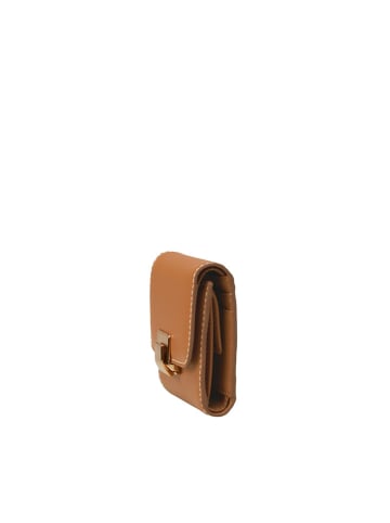 Marc O´Polo Leder-Geldbörse in Hellbraun - (B)10,5 x (H)9 x (T)3 cm