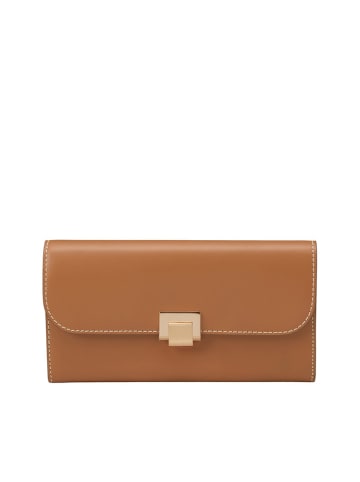 Marc O´Polo Leder-Geldbörse in Hellbraun - (B)20 x (H)11 x (T)3 cm