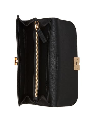 Marc O´Polo Leder-Geldbörse in Schwarz - (B)20 x (H)11 x (T)3 cm