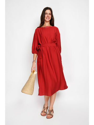 William de Faye Kleid in Rot
