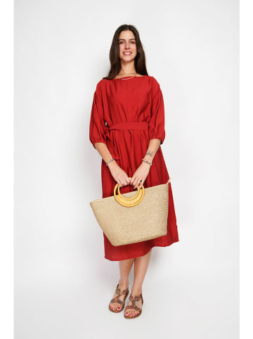 William de Faye Kleid in Rot