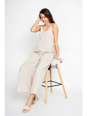 William de Faye Jumpsuit in Creme