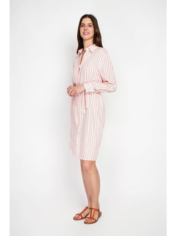 William de Faye Kleid in Rosa/ Weiß