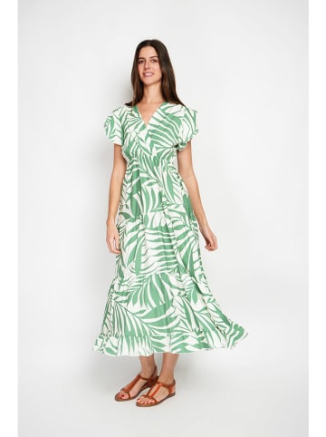 William de Faye Kleid in Mint/ Weiß