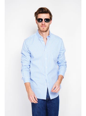 William de Faye Koszula w kolorze błękitno-białym