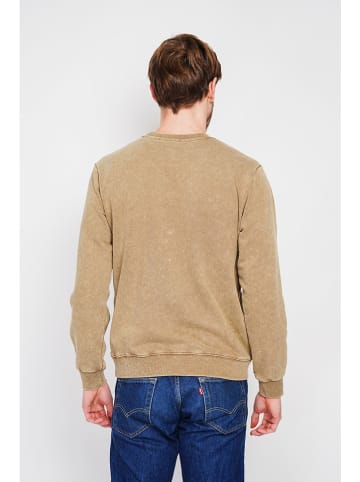 William de Faye Sweatshirt in Hellbraun