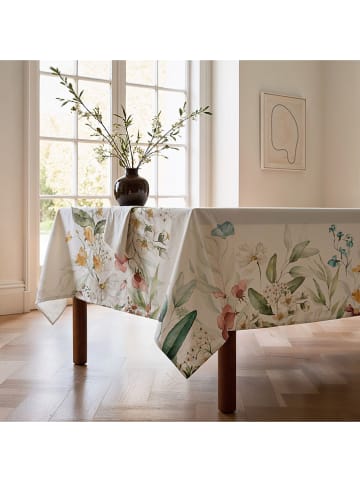 Mint Rugs Tischdecke "Floral And Tropical Maddy" in Weiß/ Rosa/ Grün