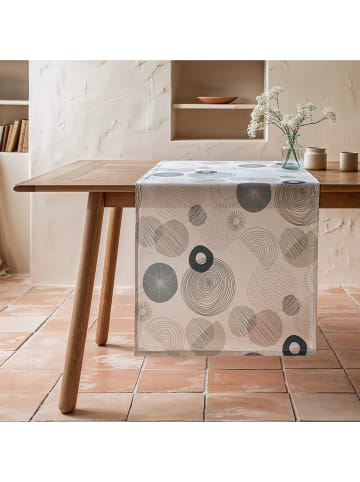 Mint Rugs Tischläufer "Caleb" in Weiß/ Blau/ Grau