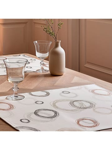 Mint Rugs Podkładki stołowe (2 szt.) w kolorze biało-beżowo-brązowym - 50 x 40 cm