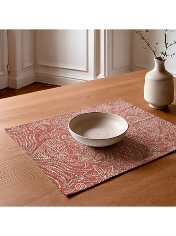 mint Deco 2-delige set: placemats "Nikol" oranje - (L)50 x (B)40 cm