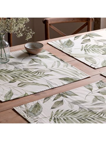 Mint Rugs 2er-Set: Tischsets "Davy" in Creme/ Grün - (L)50 x (B)40 cm