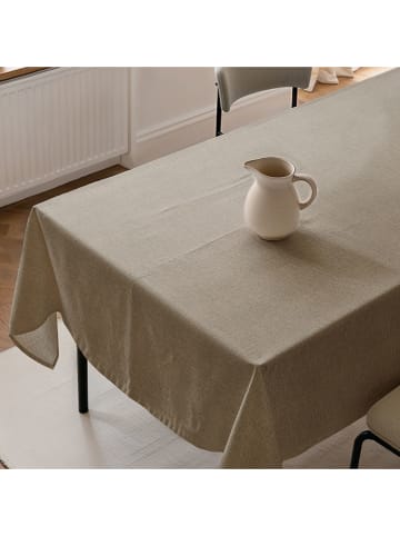 mint Deco Tischdecke "Smooth Indra" in Taupe