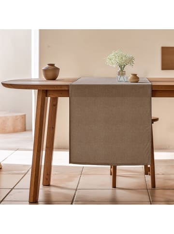 mint Deco Tischläufer "Indra" in Taupe